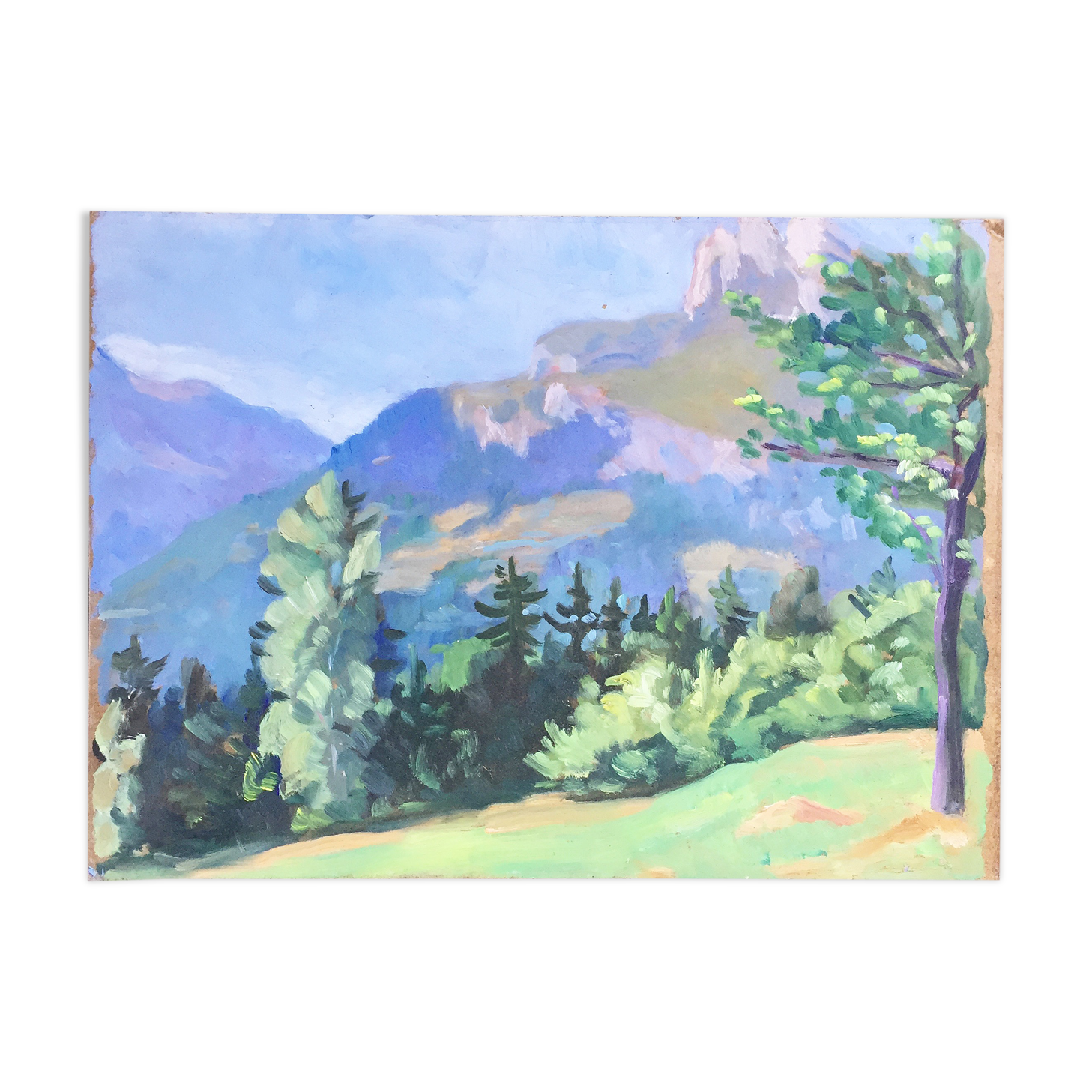 Ancient mountain canvas