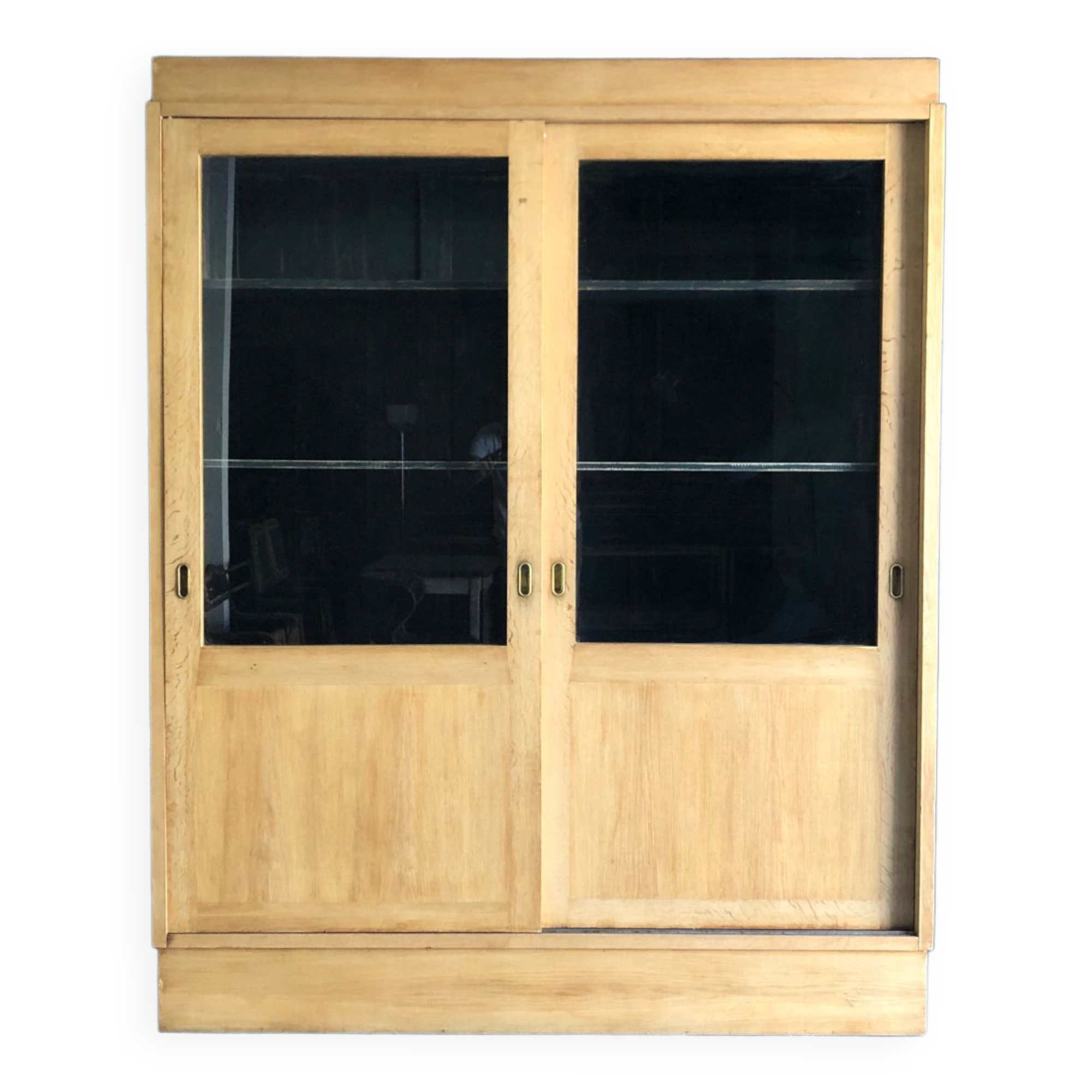 XL vintage oak bookcase