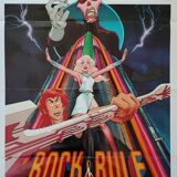 Original 1983 american poster rock and rule iggy pop cheap trick debbie harry lou reed