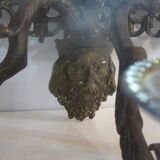 Miroir bougeoir en bronze