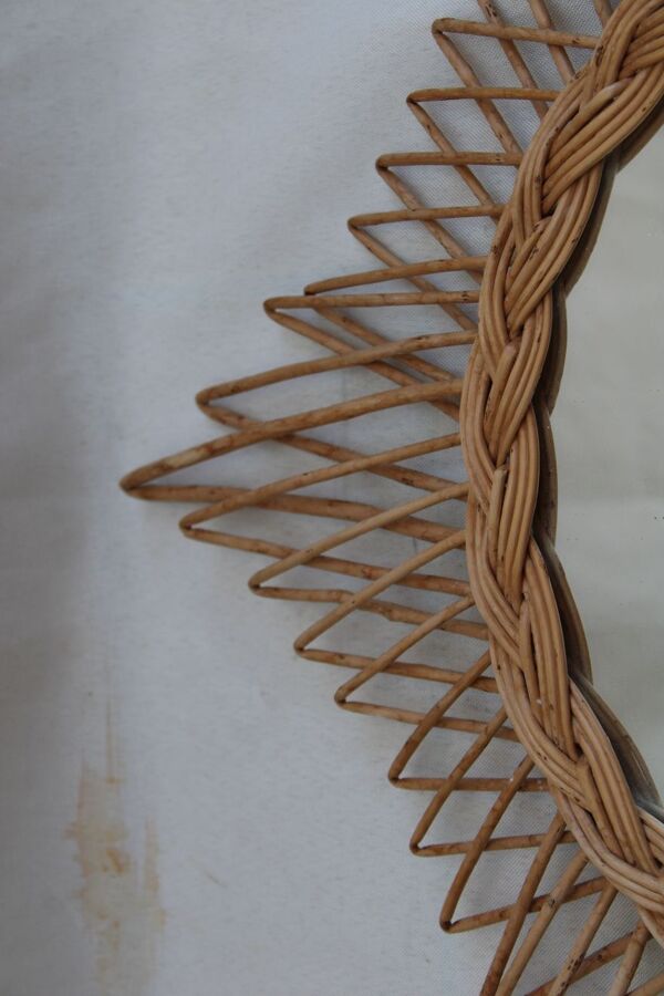 Miroir en osier  52cm