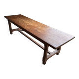 Large oak farm table