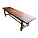 Large oak farm table