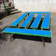 Set de 6 bancs de fête foraine