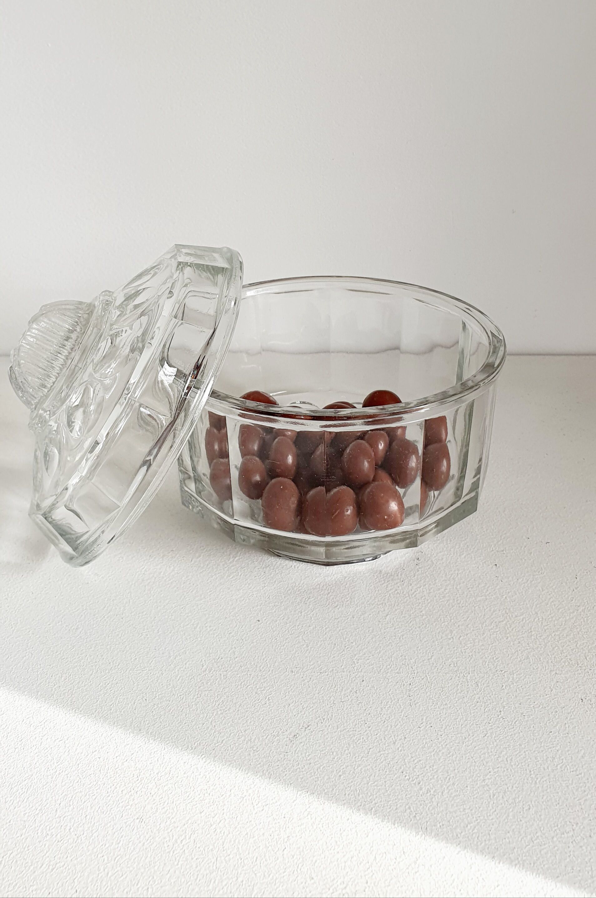Vintage glass sugar