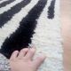 Tapis coureur en laine - style berbère tissé à la main du Maroc - 300 x 78 cm