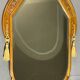 High mirror 118x78 art deco era solid walnut