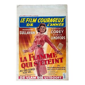 Affiche cinéma originale La Flamme