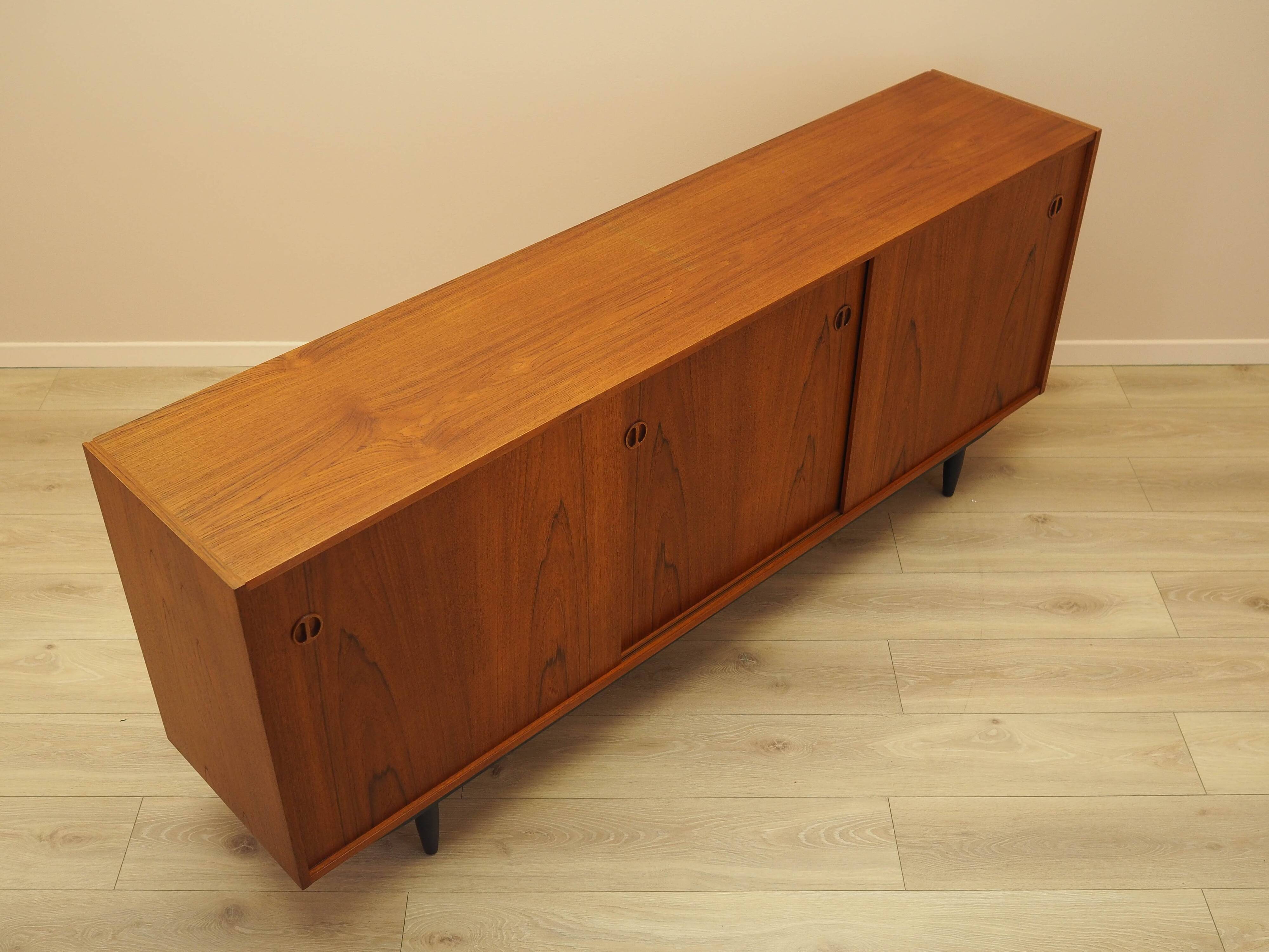 Teak sideboard, Danish design, 1970s, production: Denmark