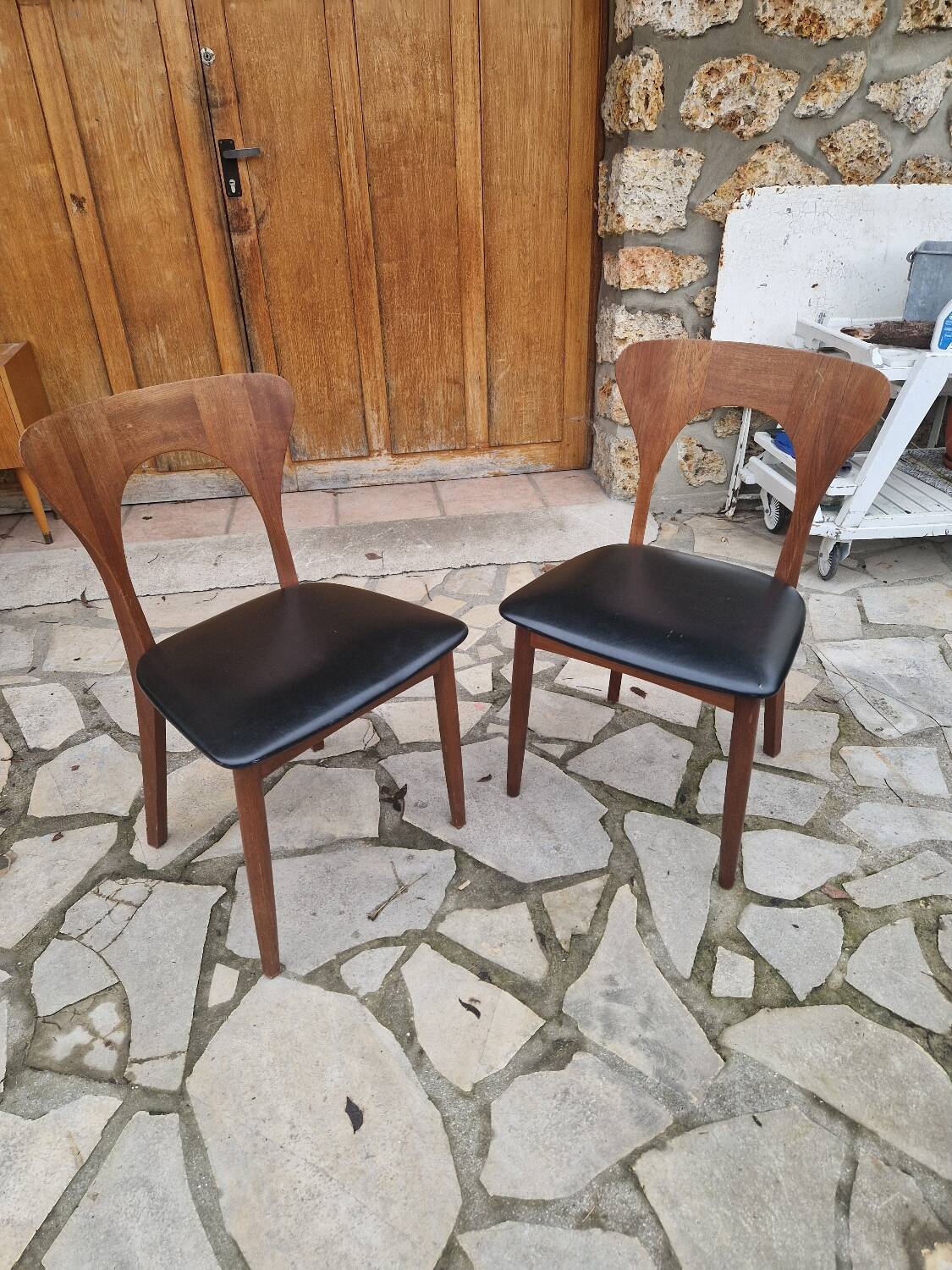 Chaise scandinave Peter Niels Koefoed vintage