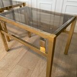 Pair of side table Hollywood Regency, 1970