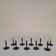 70s twisted stemmed glasses