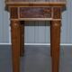 Pair of console tables David Linley 1993 walnut burr