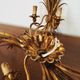 Pair of Italian Hollywood Regency metal wall lamps by Hans Kogl