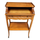 Small Louis XV style coffee table – varnished wood & regulated feet