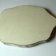 Florentine tray in white with floral decor, vintage