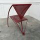 Fauteuil design rouge 1950