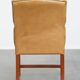 Cowhide Leather Chesterfield Dining / Side Chair in English Style