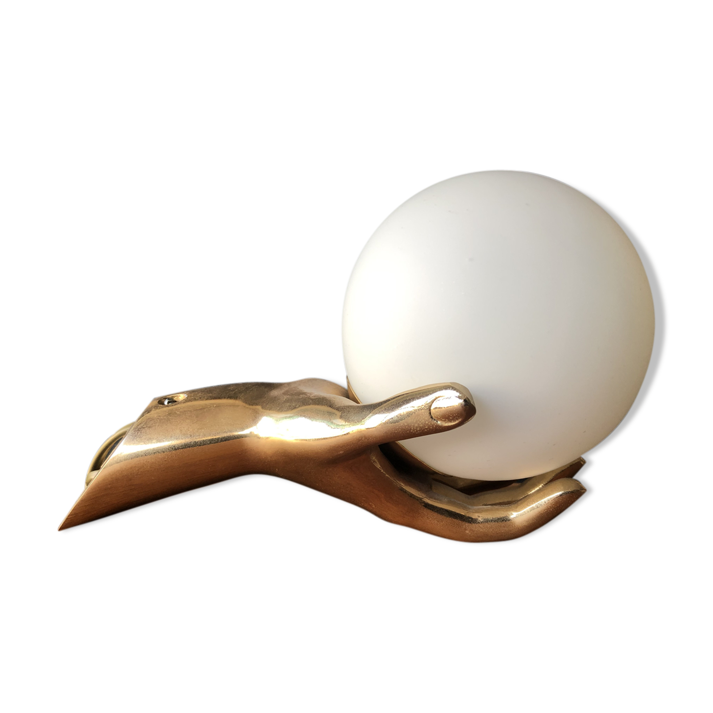 Bronze hand sconces, maison Arlus