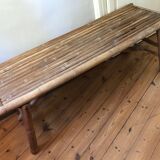 Bamboo bench