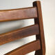 Series of four Scandinavian ash chairs