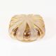 Vintage amber glass wall lamp by Wila Leuchten, Germany 1970's