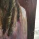 Vintage oil portrait