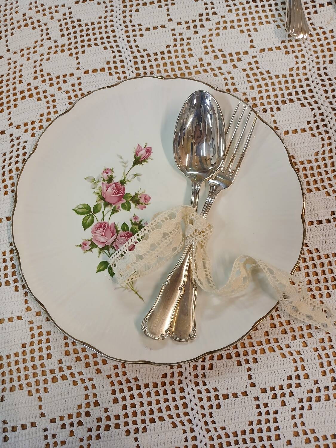 5 pairs of silver-plated cutlery