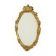 Miroir en or classique français style baroque acanthe 76 cm