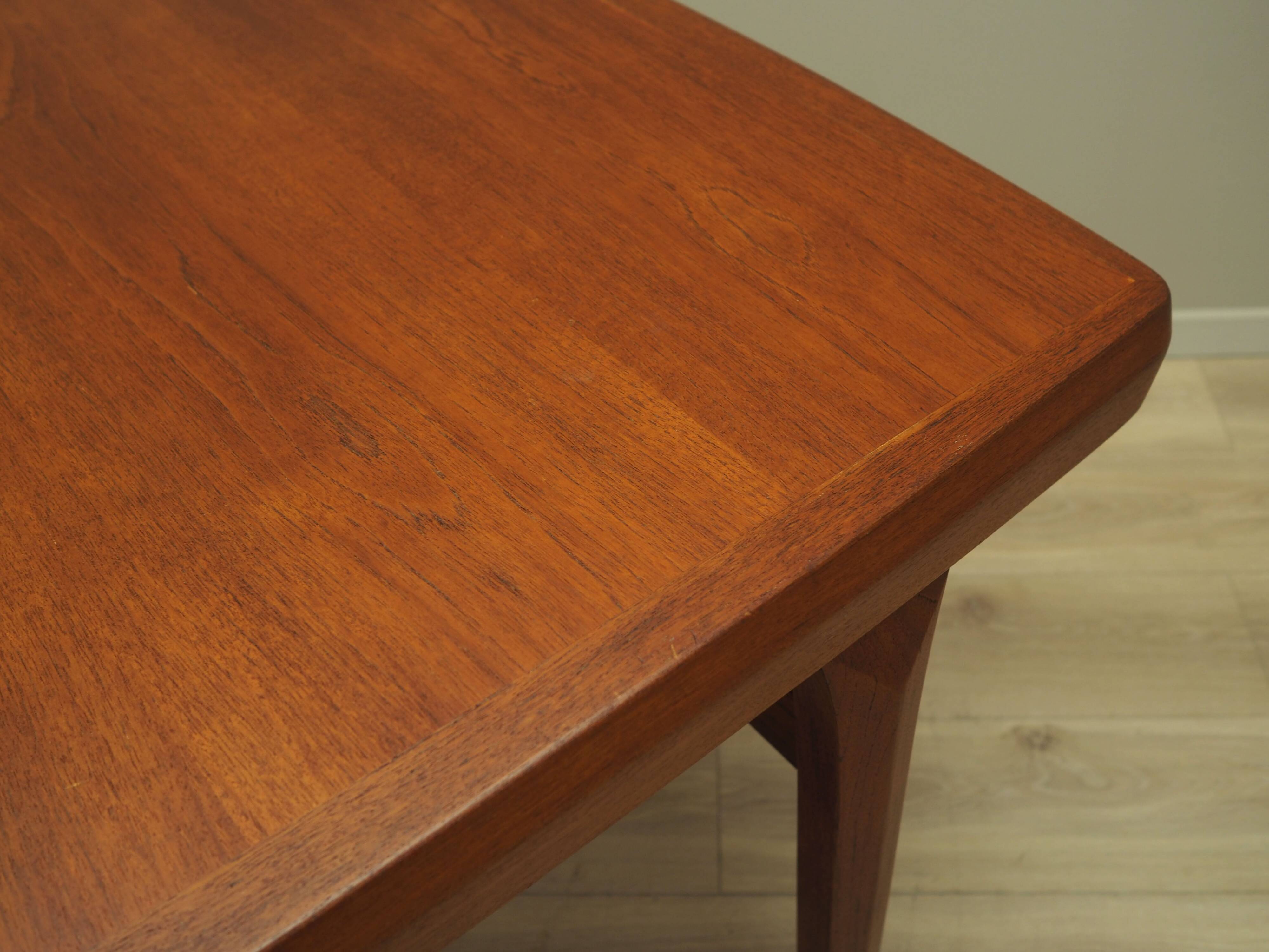 Teak table, Danish design, 1970s, production: Denmark