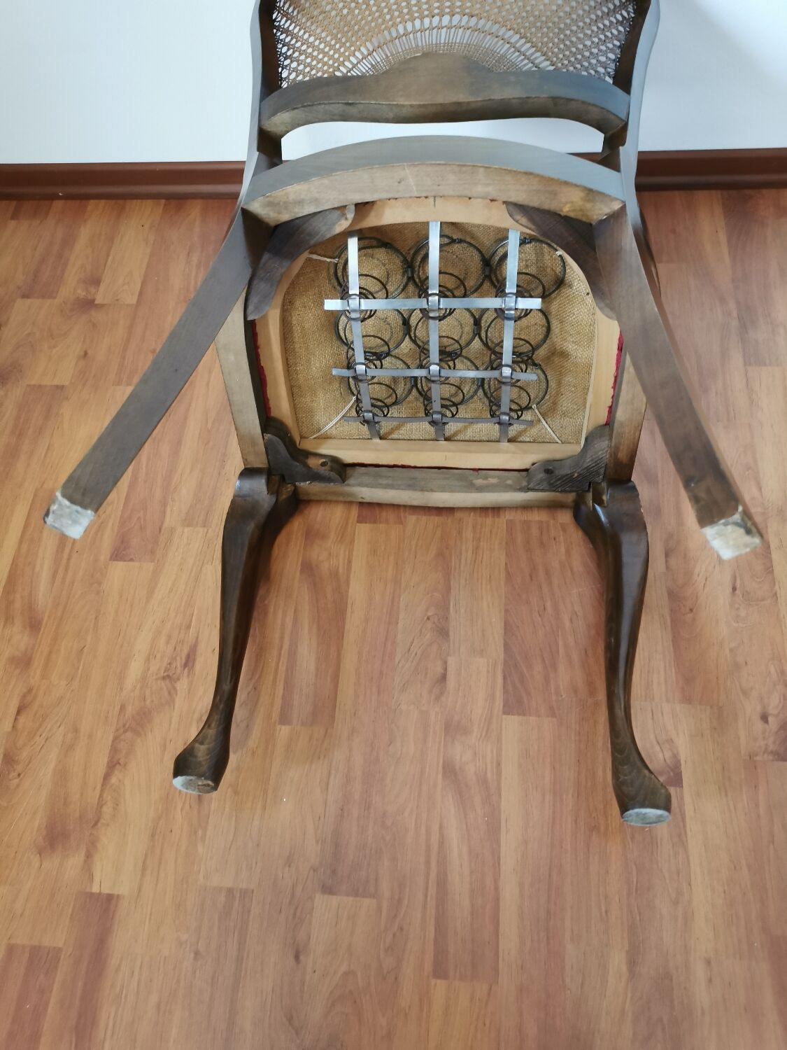 Set of two antique baroque style chairs