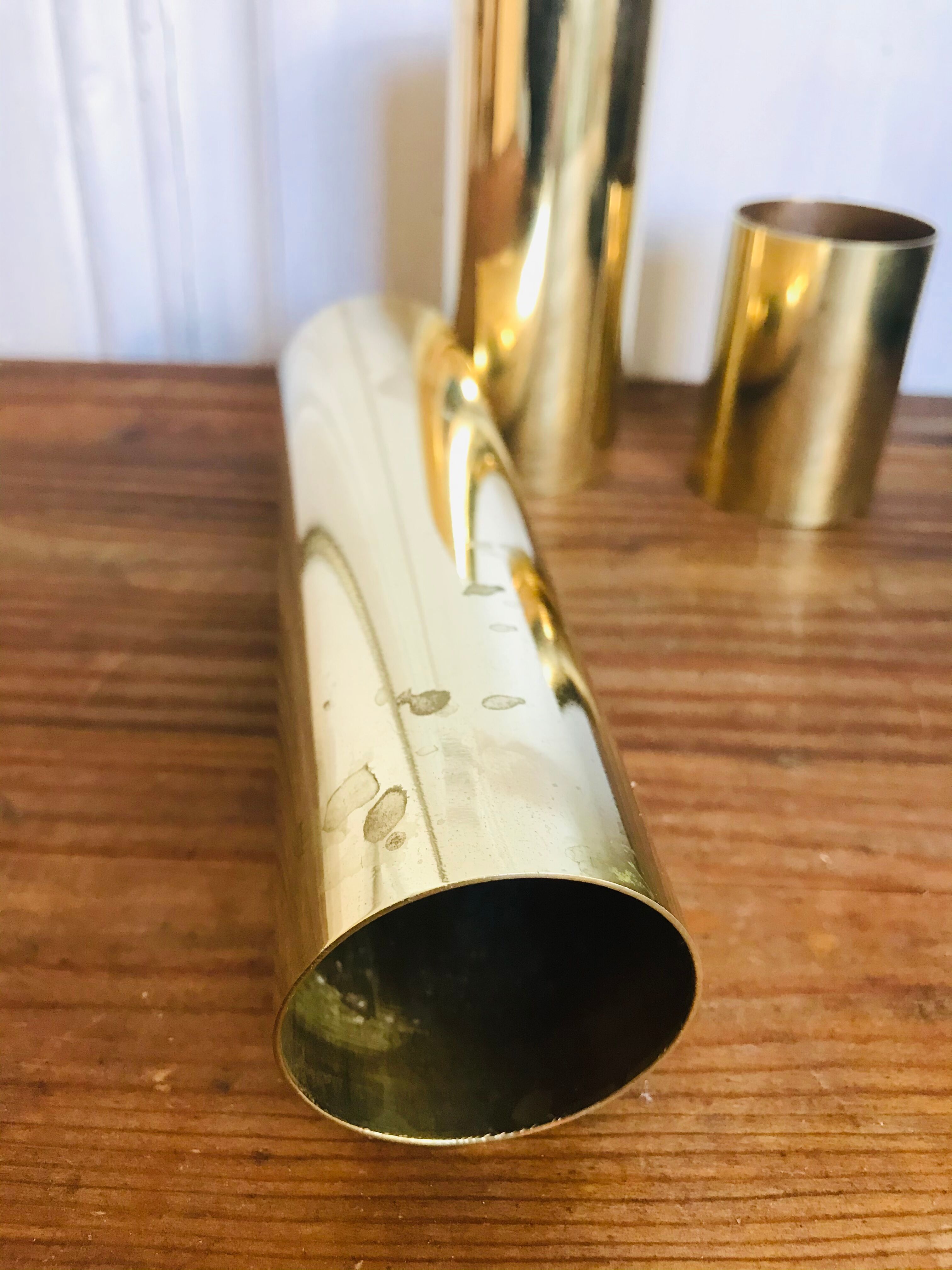 Vintage brass candlesticks