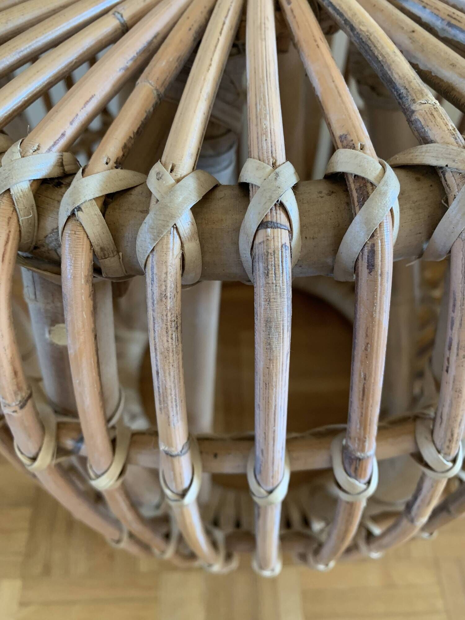 rattan coffee table