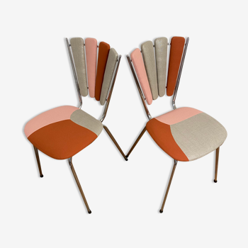 Paire de chaises 70´ restaurées
