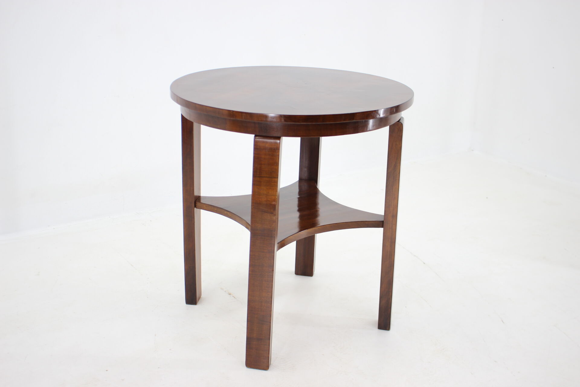 1910s office armchair J&J Kohn Nr.704 and side table,Czechoslovakia