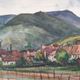 André Duculty (1912-1990) Watercolor on paper "Kaysersberg (Alsace)" Signed lower right