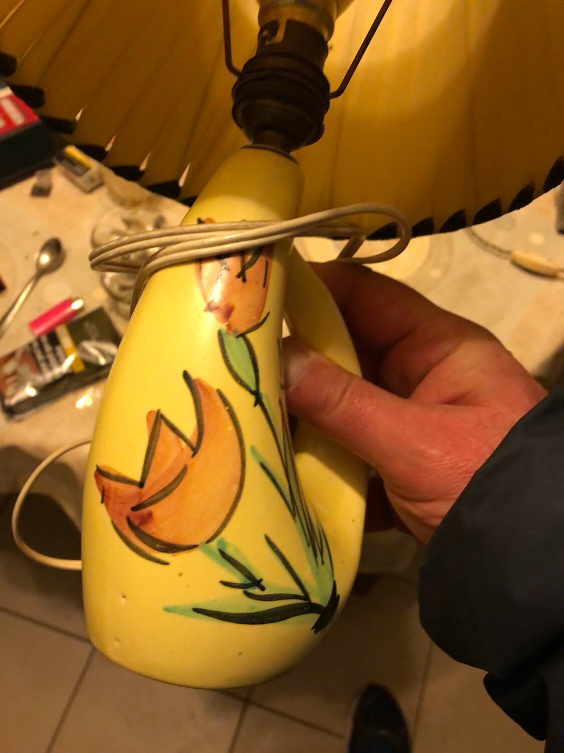 Vintage ceramic lamp