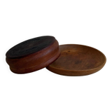 Duo de coupelles en bois