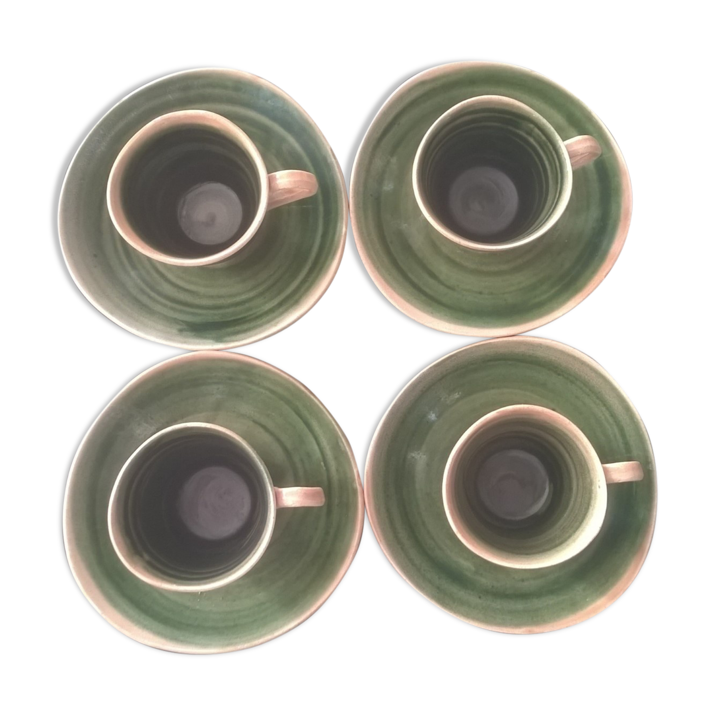 Lot of 4 vintage cups and saucers