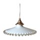 Old hanging lamp in dented opaline