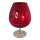 Red vase Empoli Italy 1960