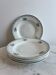 Set of 6 antique deep plates — Céranord pottery, model