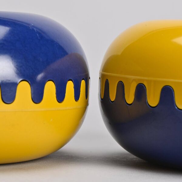 Boîtes Clam, design Alan Fletcher, vers 1970