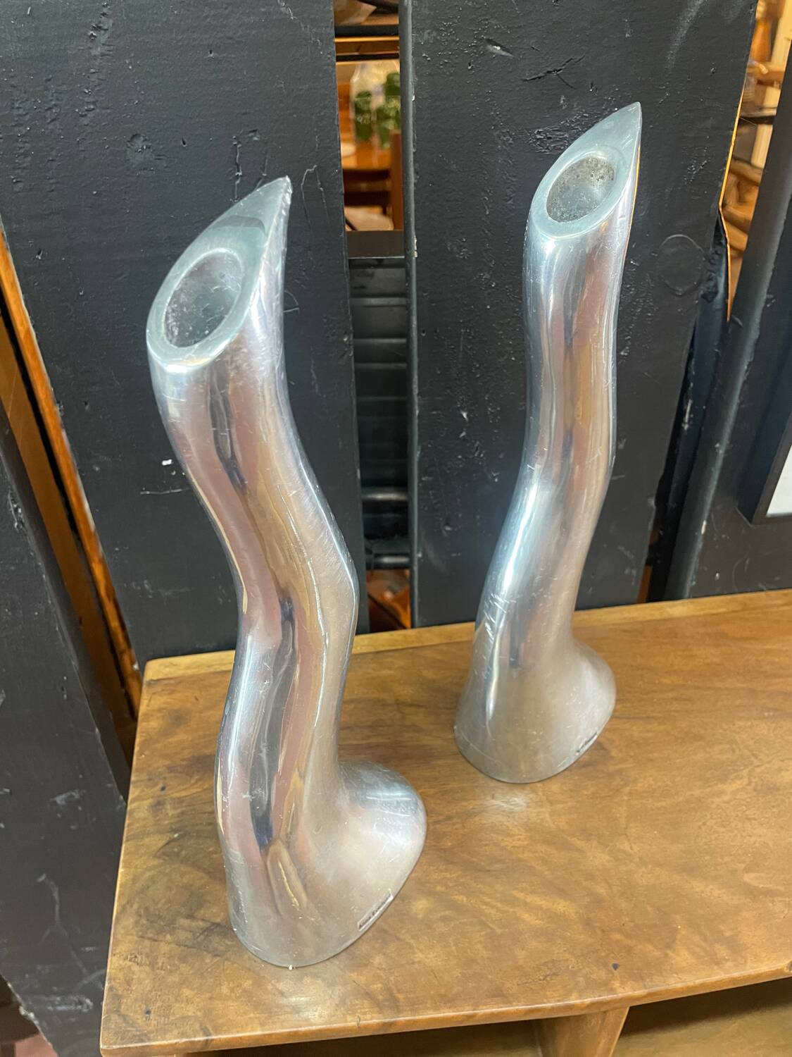 Pair of Anna Everlund candlesticks