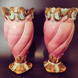 Paire de vases art nouveau Mouzins lecat