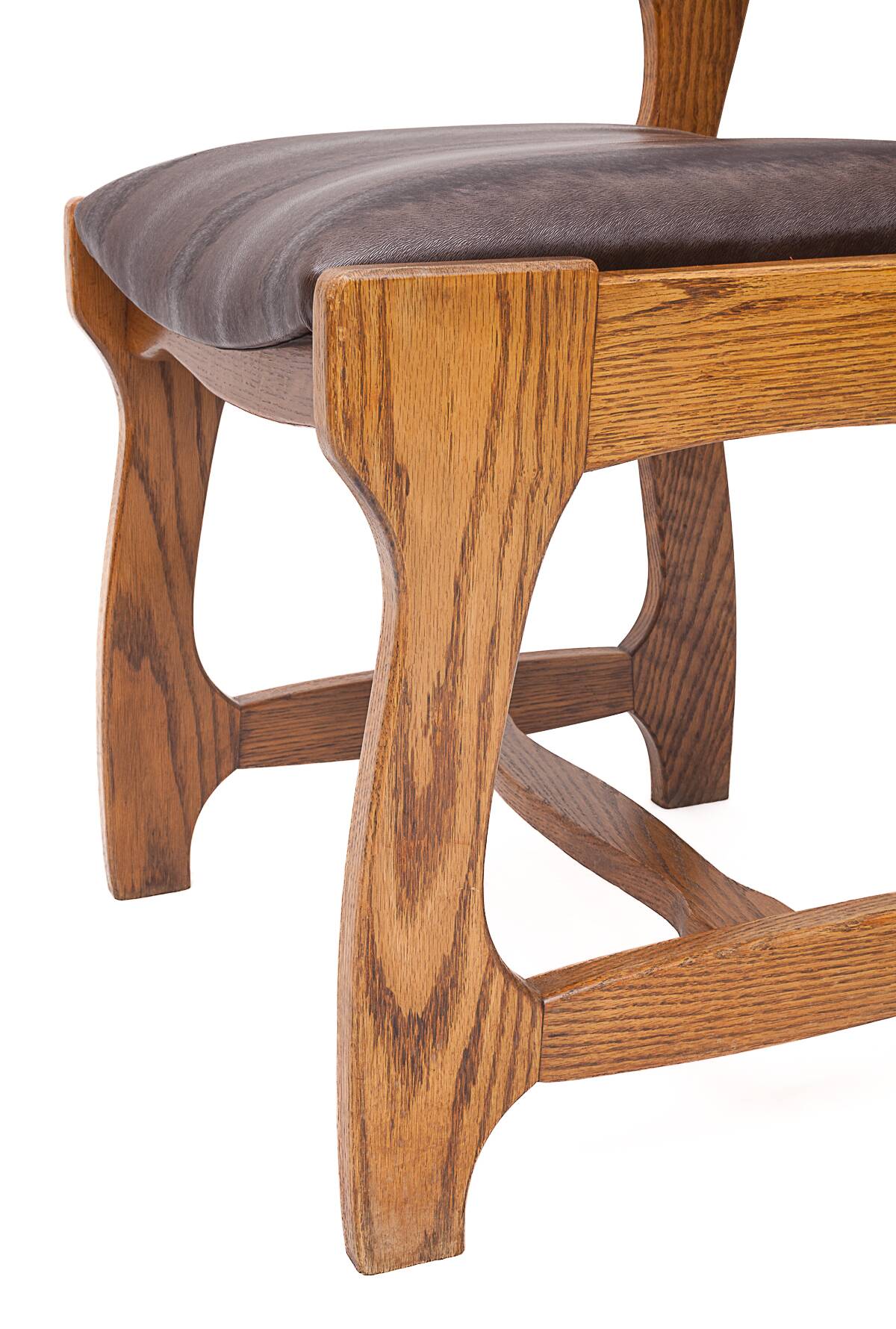Set of 6 chairs by Guillerme and Chambron