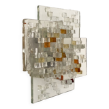 Murano glass wall lamp by Albano Poli for Poliarte, Italy 1970s