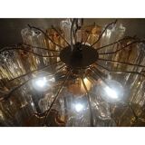 Striking Contemporary Murano Glass Sputnik Chandelier in Multicolour