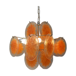 Lustre en verre soufflé - murano