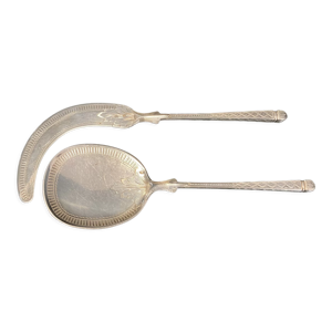 Deux pièces service - argent